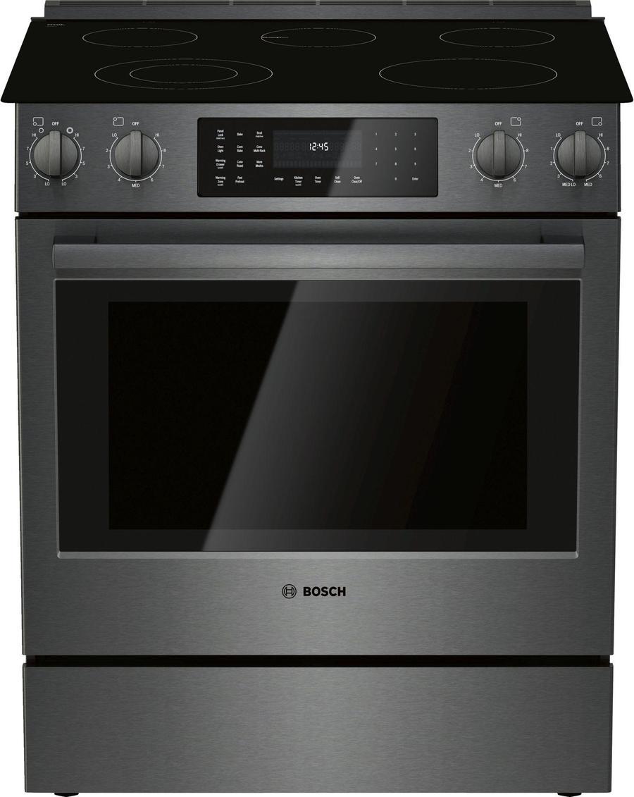 Bosch 4.6 cu. ft Electric Range in Black Stainless HEI8046C