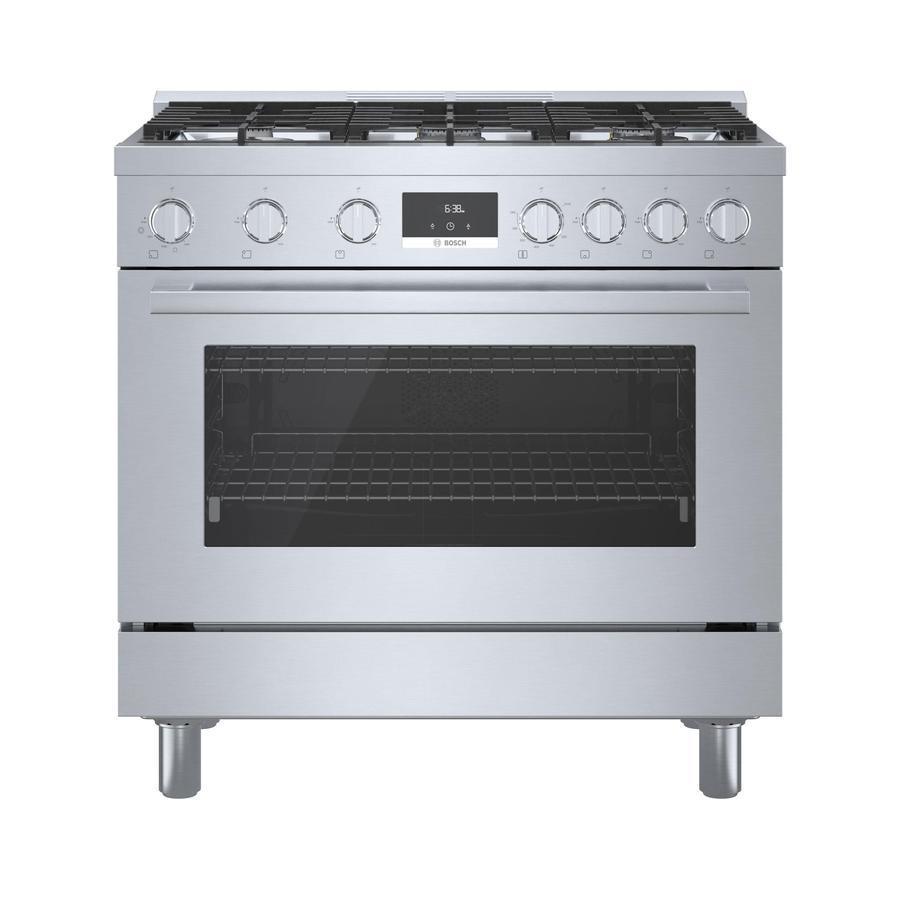 Bosch 3.5 cu. ft Gas Range in Stainless HGS8655UC