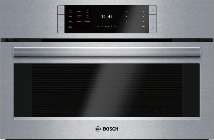 Bosch 1.4 cu. ft Steam Wall Oven in Stainless Steel HSLP451UC