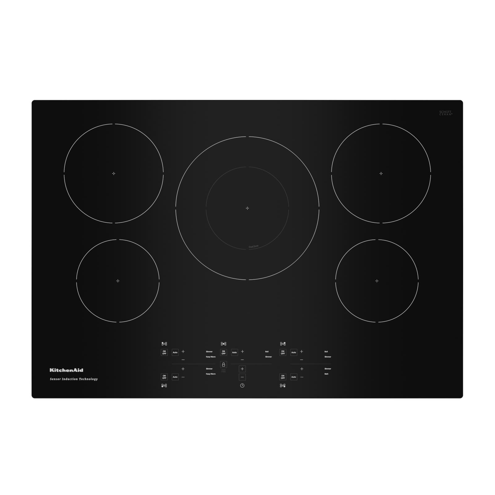 KitchenAid KCIG550JBL 30 Kitchenaid Electric Induction Cooktop With 5