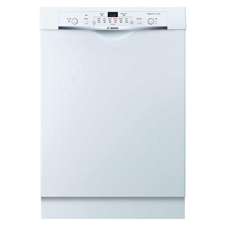 Bosch 50 dBA Built In Dishwasher in White SHE3AR72UC