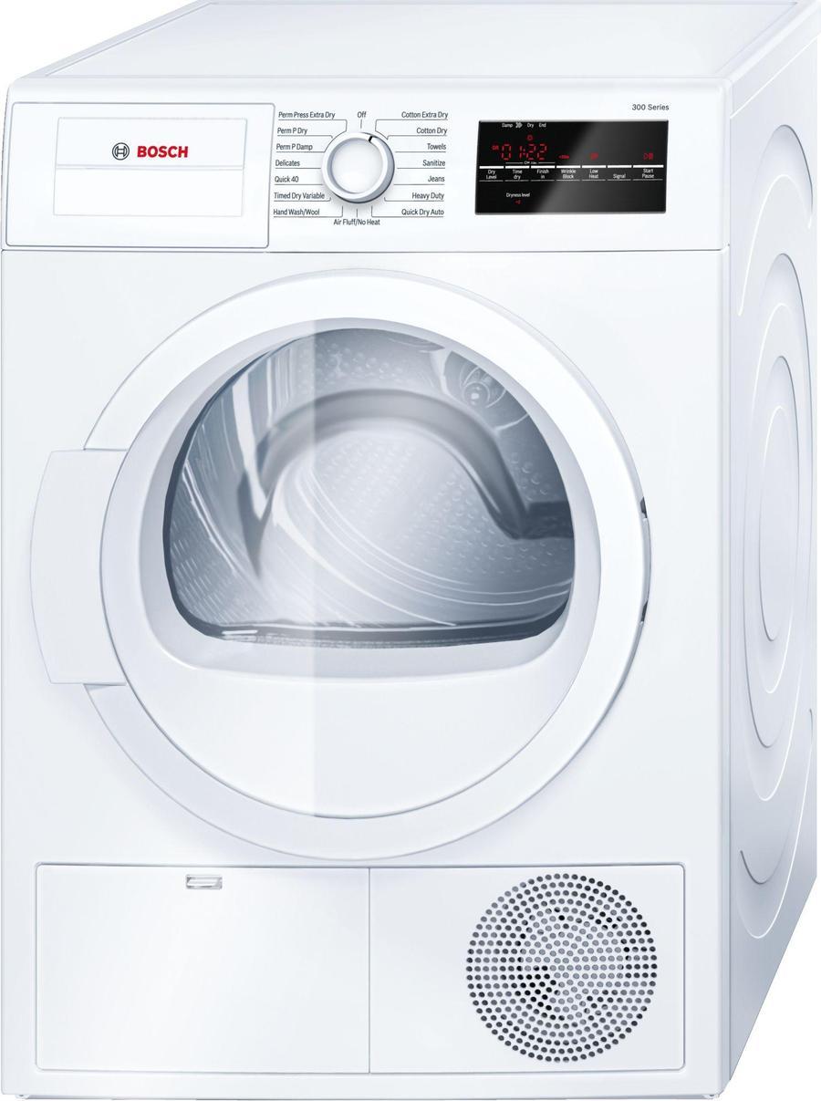 Bosch 4 cu. Ft Electric Dryer in White WTG86400UC