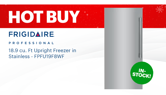 Frigidaire Professional - 18.9 cu. Ft Upright Freezer in Stainless - FPFU19F8WF