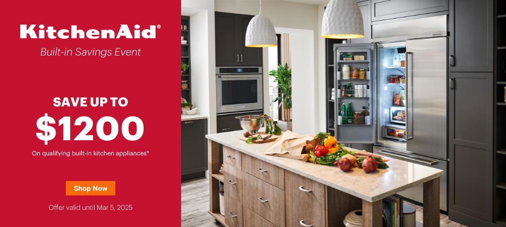 KitchenAid Built-in Savings Event Jan 9 - Mar 5, 2025