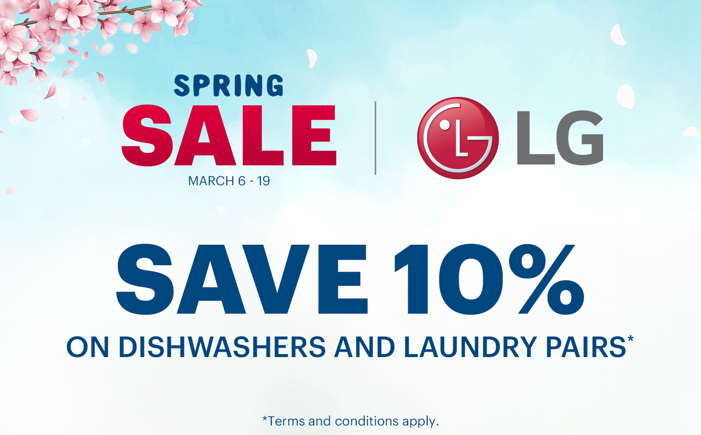 LG Spring Sale March 6-19, 2025