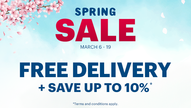 Spring Sale March 6-19, 2025