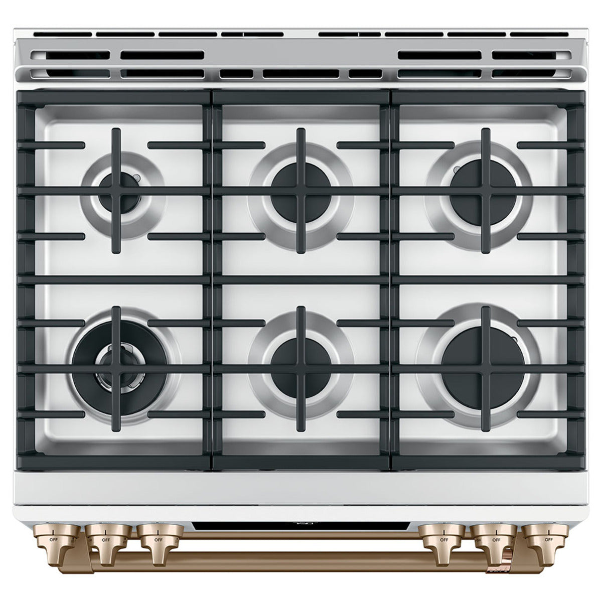 Café - 6.7 cu. ft  Gas Range in White (Premium Floor Model) - CCGS750P4MW2