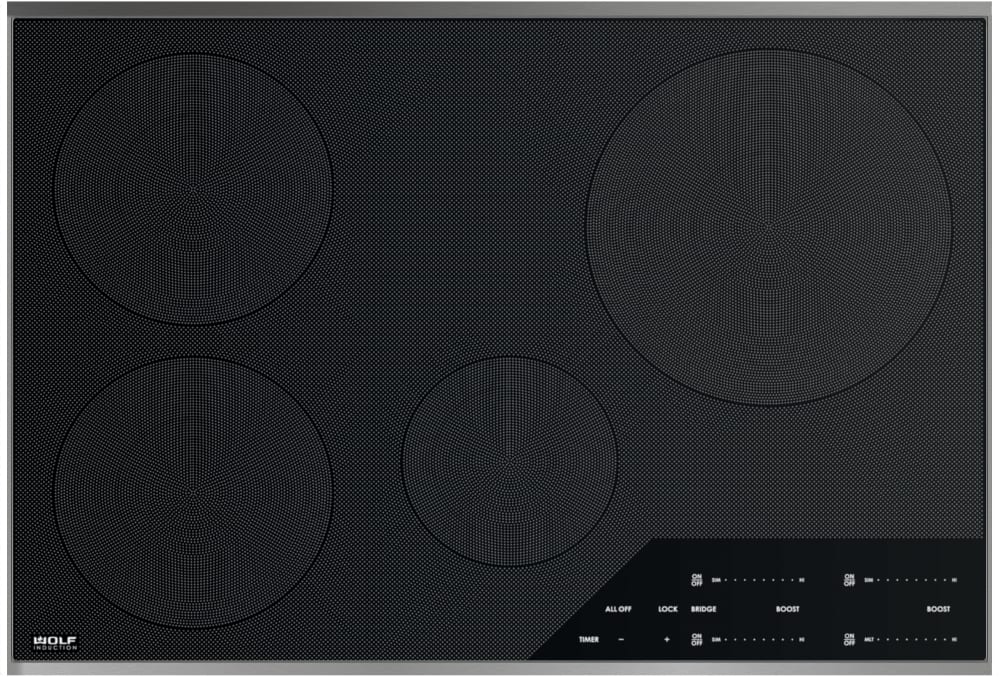 Wolf - 30 inch wide Induction Cooktop in Stainless - CI304TF/S
