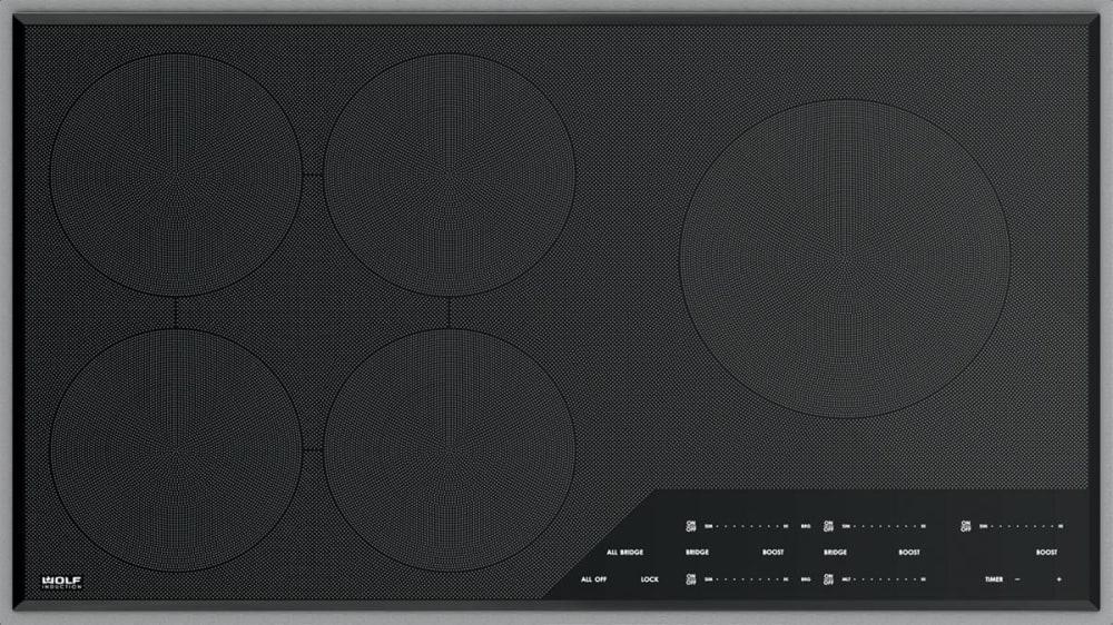 Wolf - 36 inch wide Induction Cooktop in Stainless - CI365TF/S
