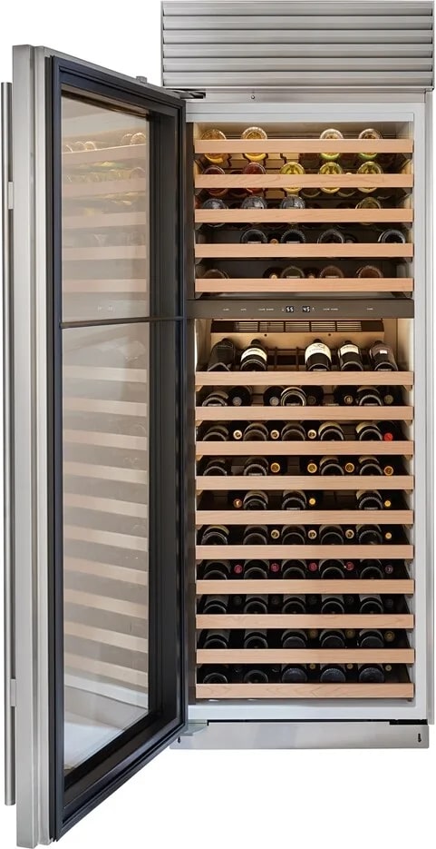 Sub-Zero - 30 Inch 146 Bottle Built In / Integrated Wine Fridge Refrigerator in Stainless - CL3050W/S/P/L