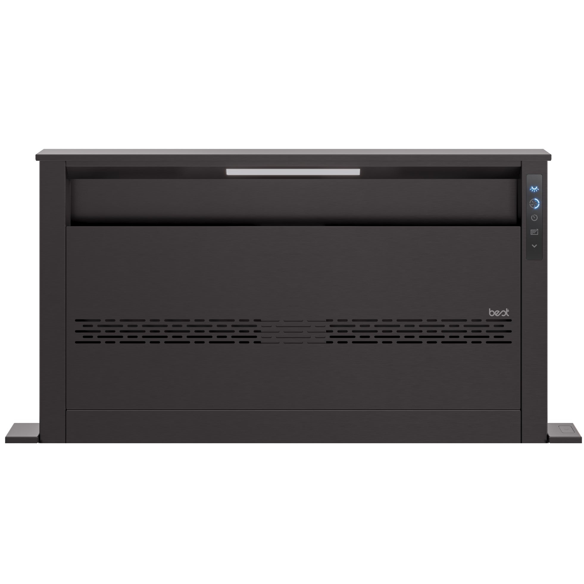 Best - 36 Inch Downdraft Vent in Black Stainless - D49M36BLS