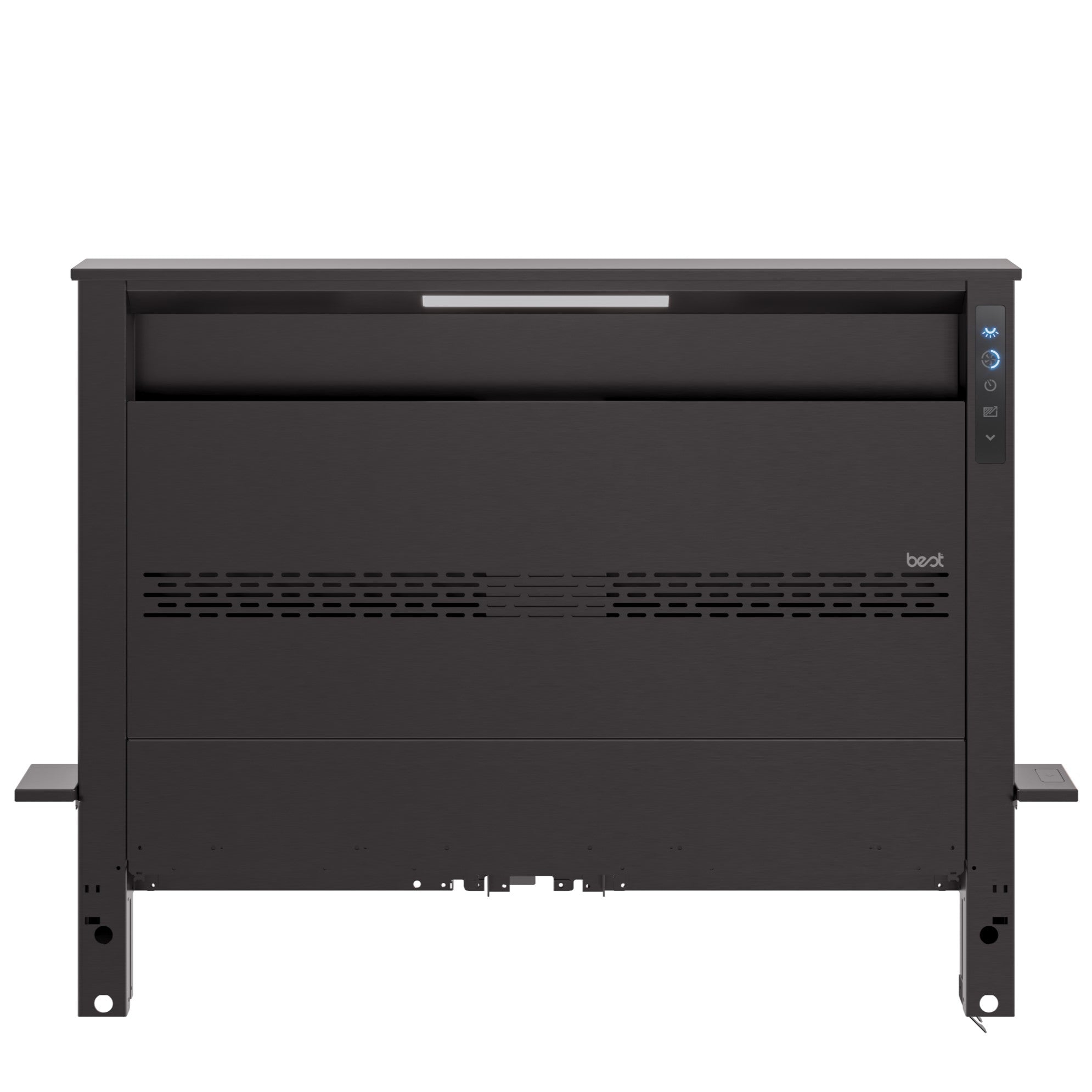 Best - 36 Inch Downdraft Vent in Black Stainless - D49M36BLS