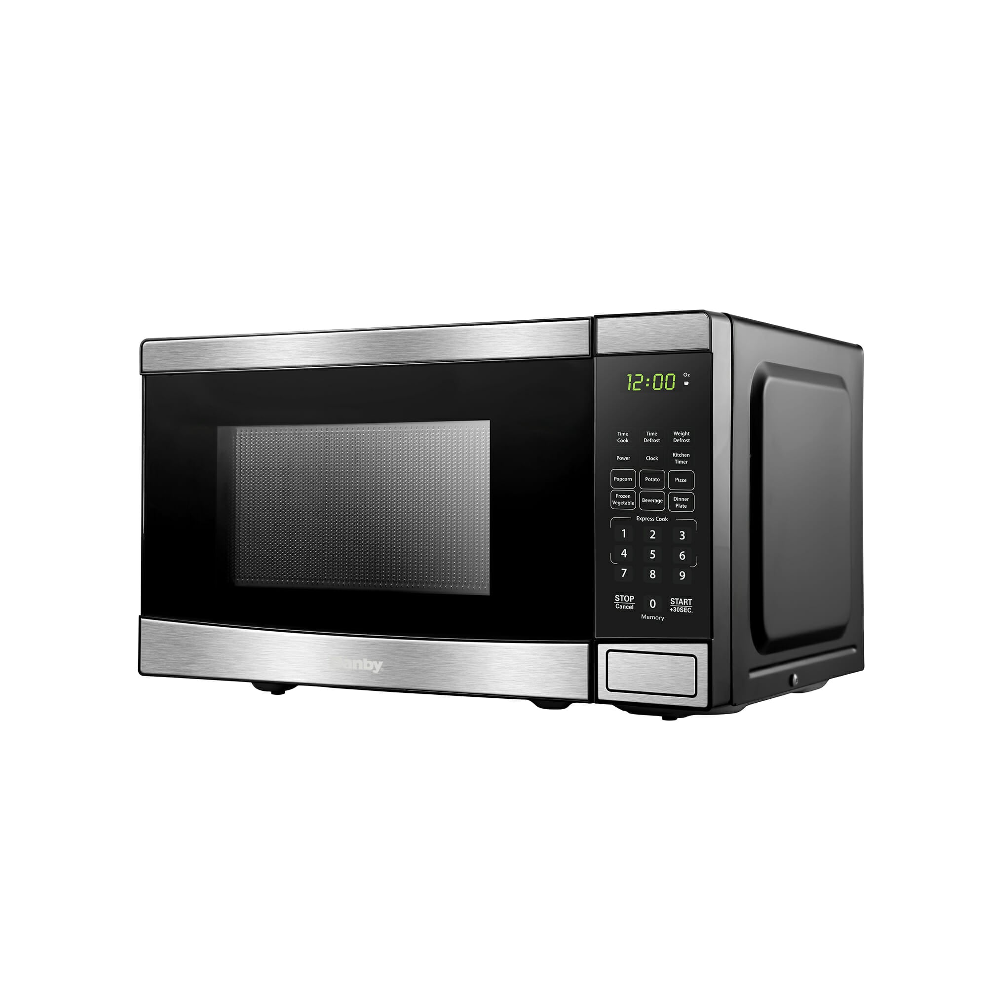 Danby - 0.7 cu. Ft  Counter top Microwave in Stainless - DBMW0721BBS