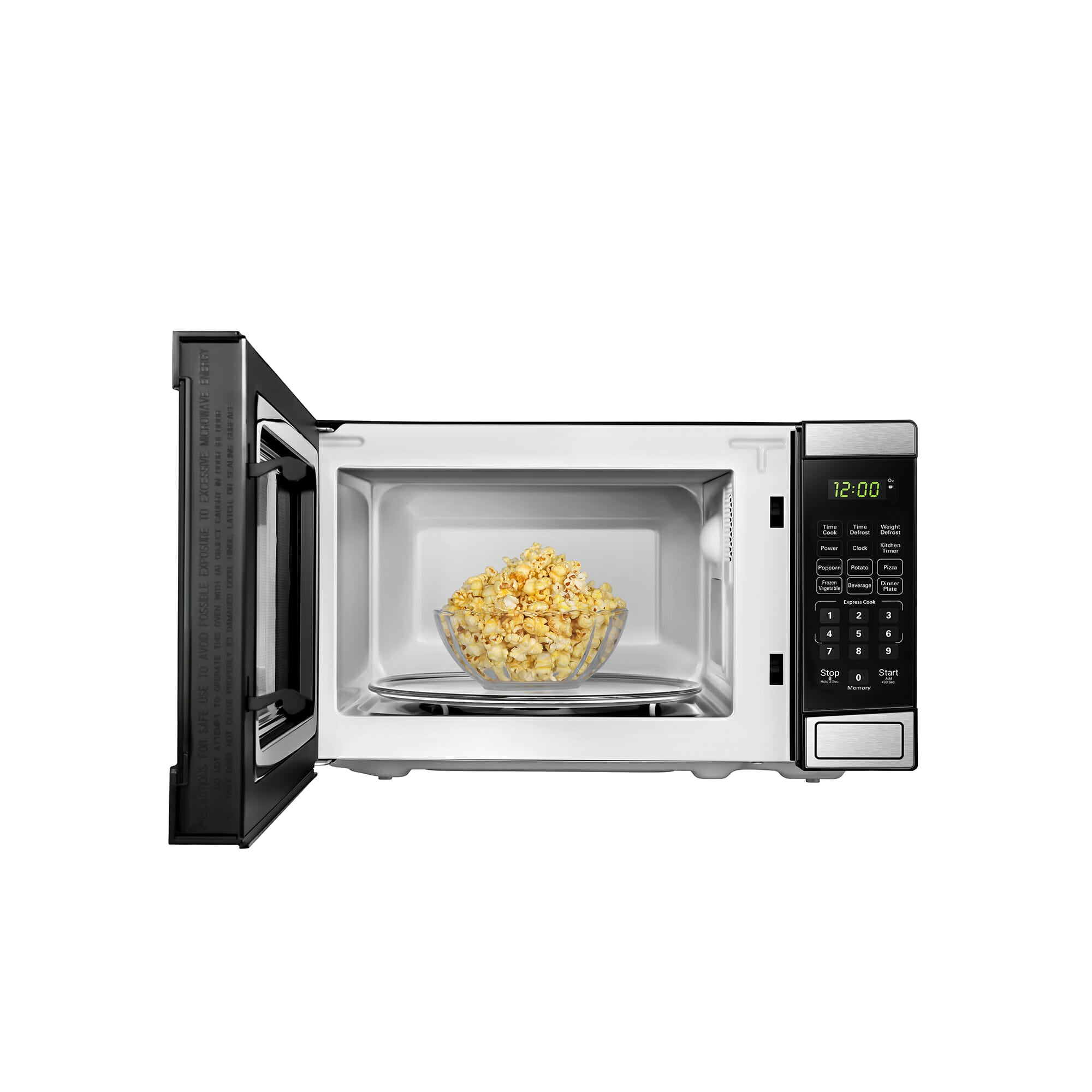 Danby - 0.7 cu. Ft  Counter top Microwave in Stainless - DBMW0721BBS