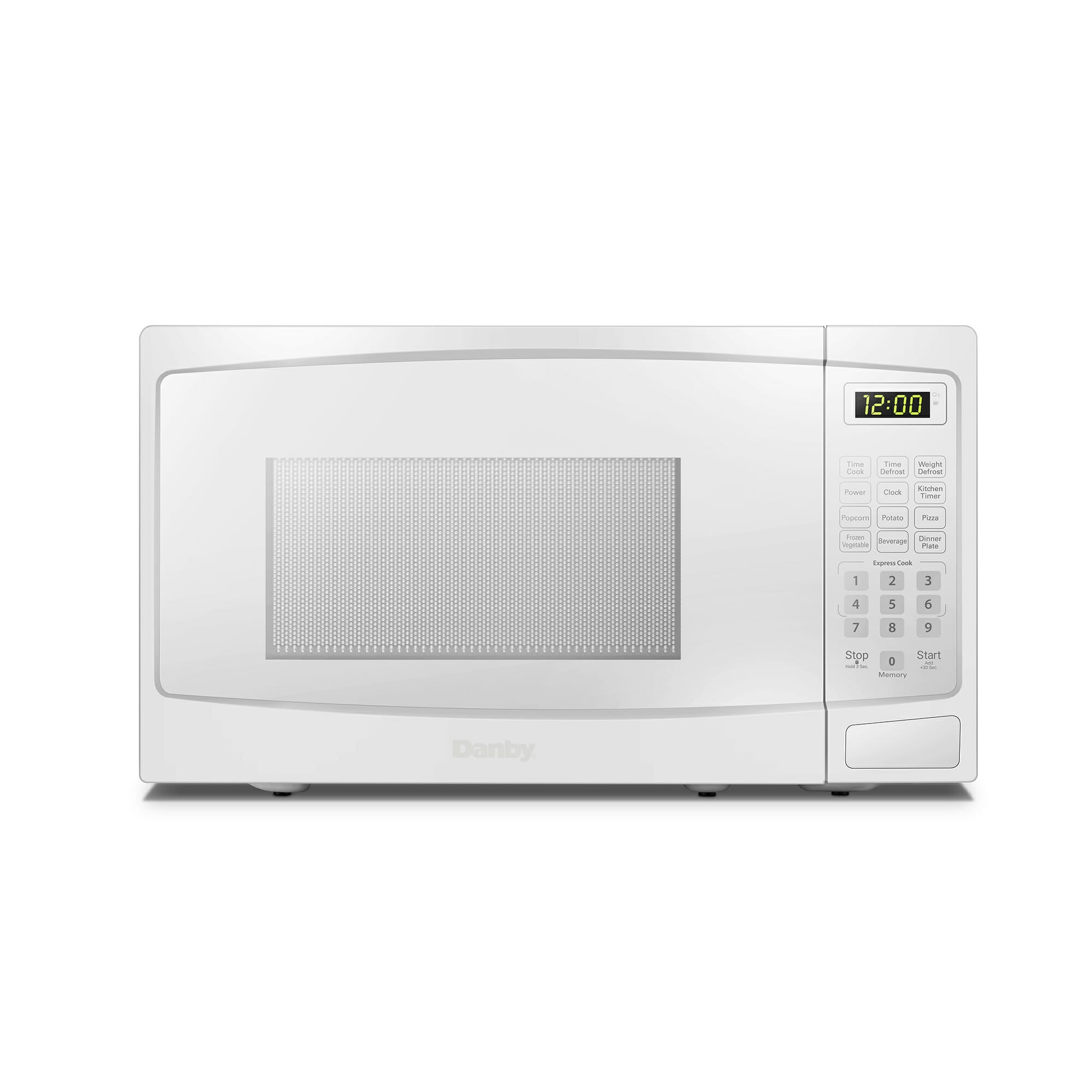 Danby - 0.7 cu. Ft  Counter top Microwave in White - DBMW0920BWW