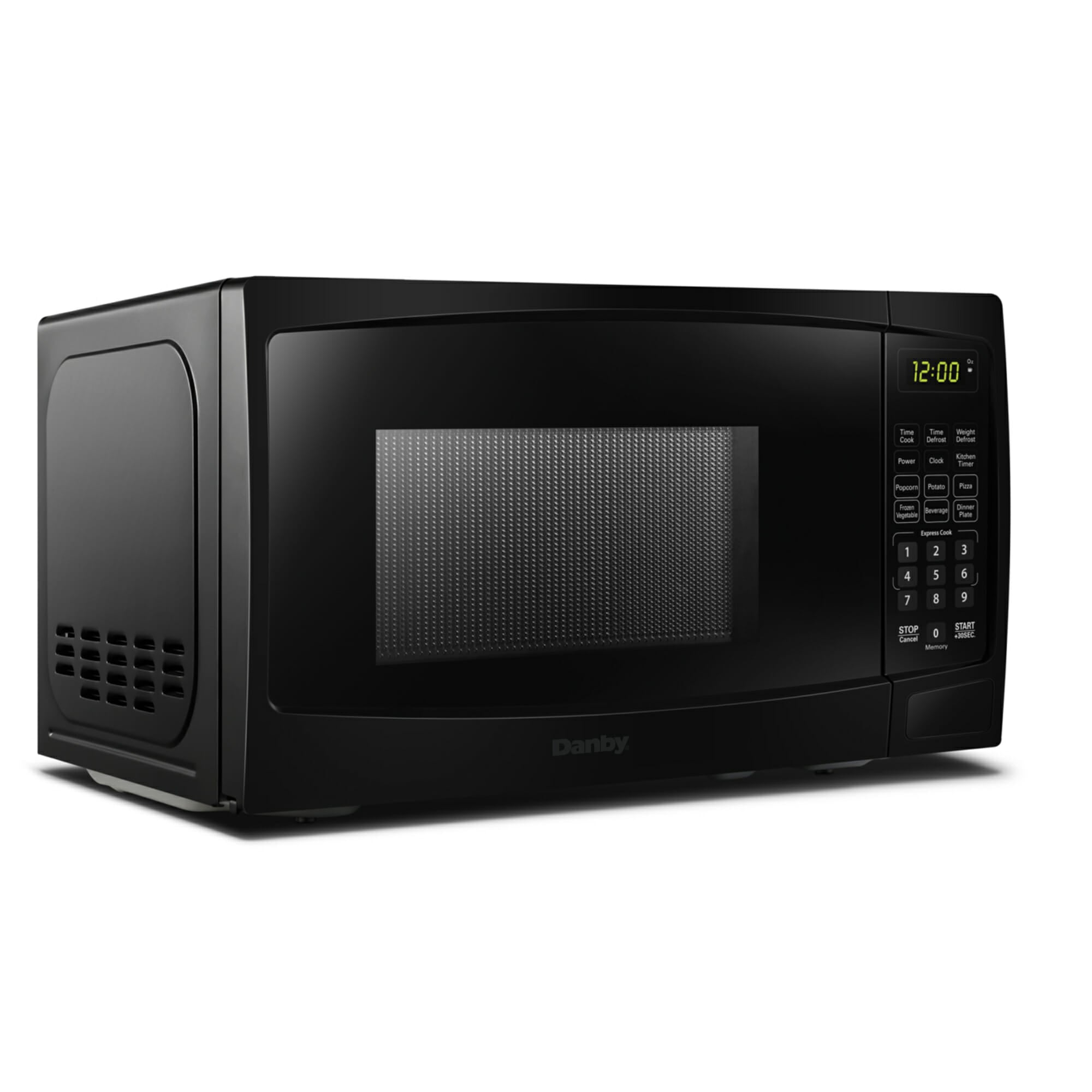 Danby - 1.1 cu. Ft  Counter top Microwave in Black Stainless - DBMW1120BBB