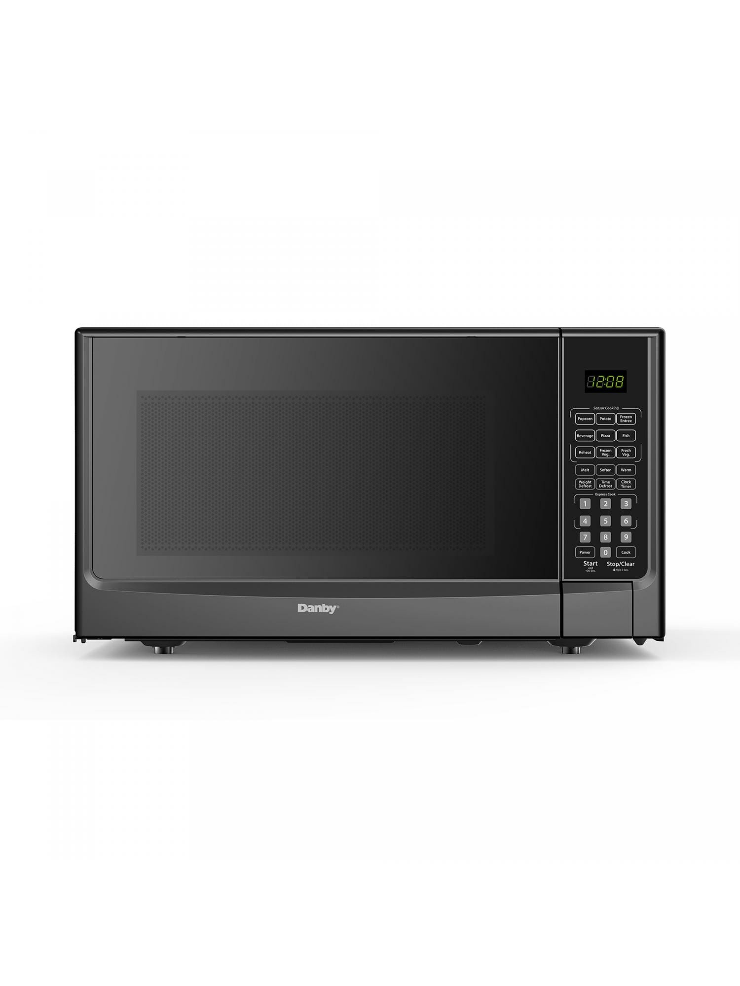 Danby - 1.4 cu. Ft  Counter top Microwave in Black Stainless - DDMW01440BG1