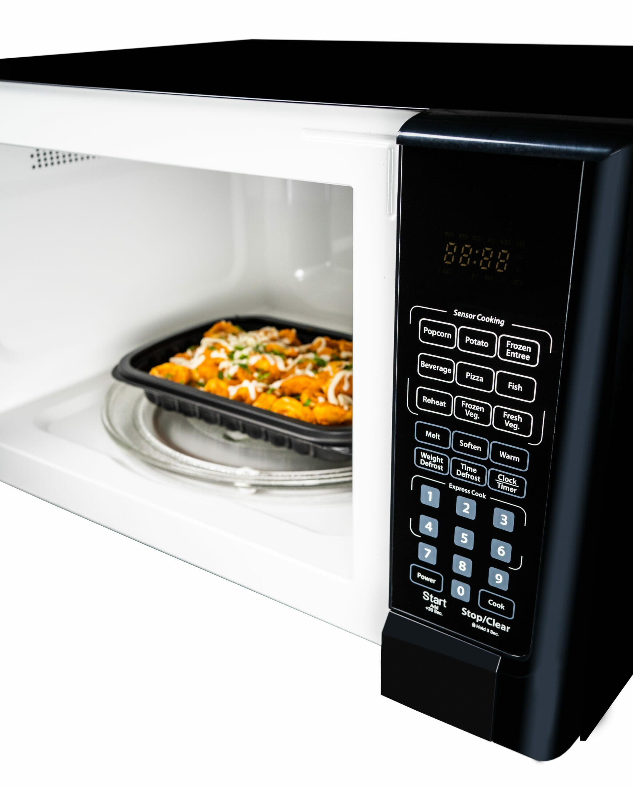 Danby - 1.4 cu. Ft  Counter top Microwave in Black Stainless - DDMW01440BG1