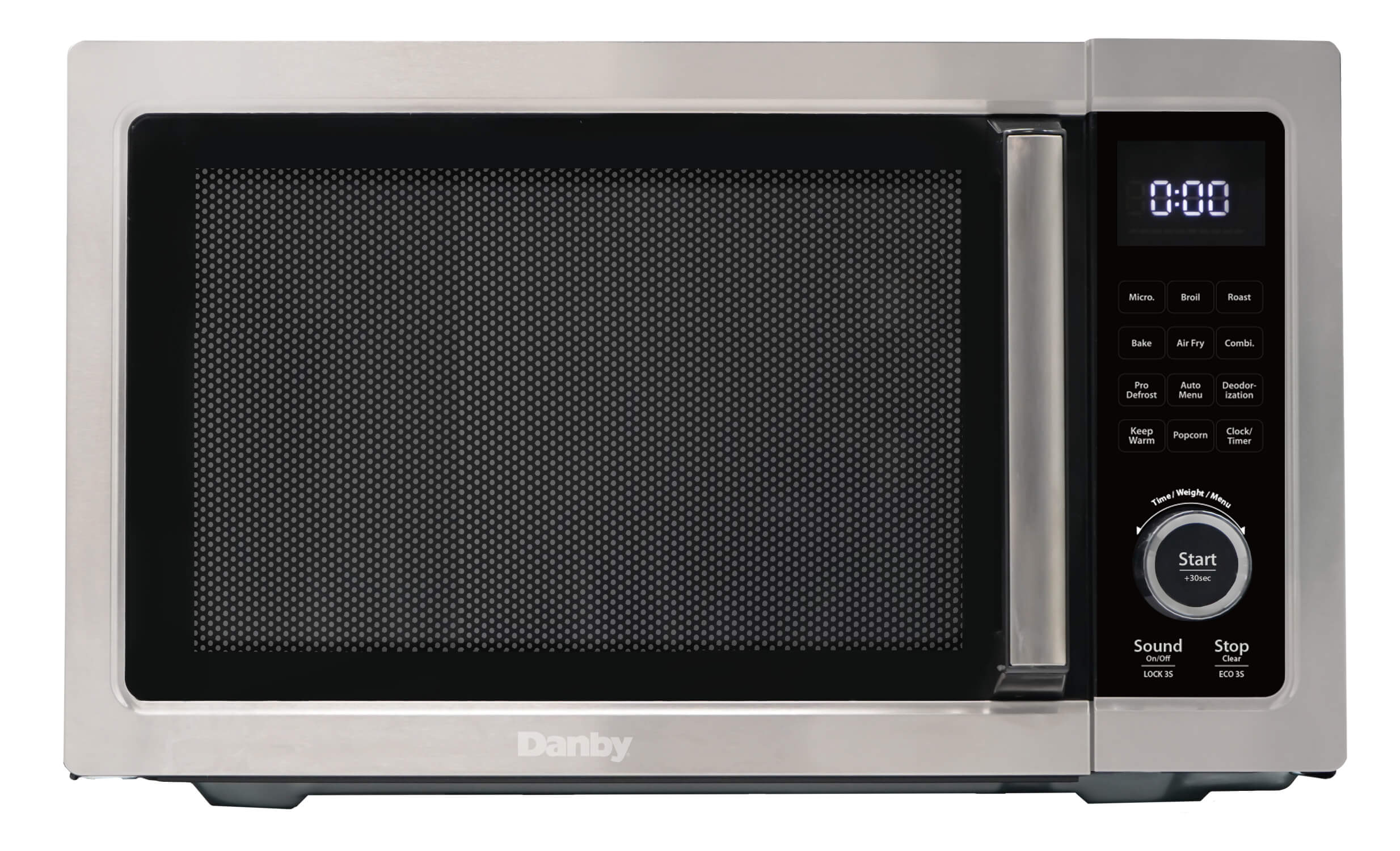 Danby - 1 cu. Ft  Counter top Microwave in Stainless - DDMW1060BSS-6