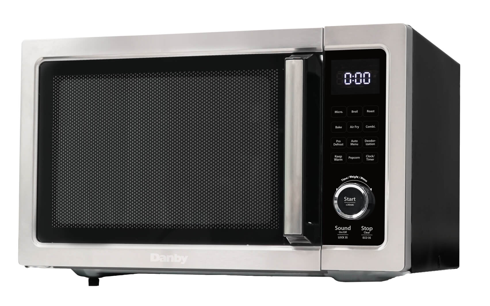 Danby - 1 cu. Ft  Counter top Microwave in Stainless - DDMW1060BSS-6