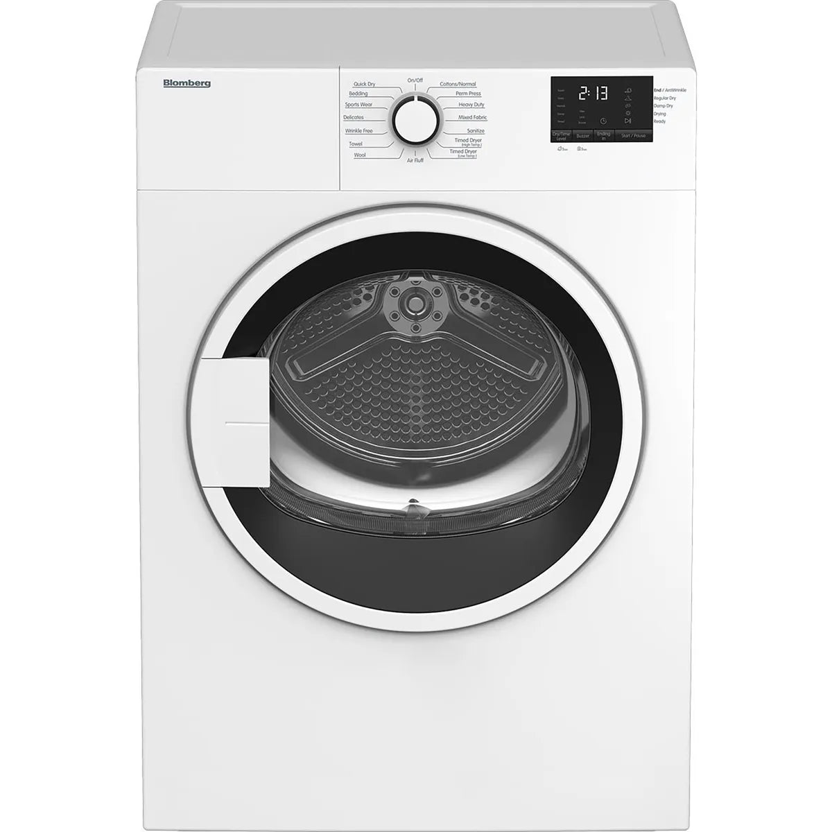 Blomberg - 3.7 cu. Ft  Electric Dryer in White - DV17600W2