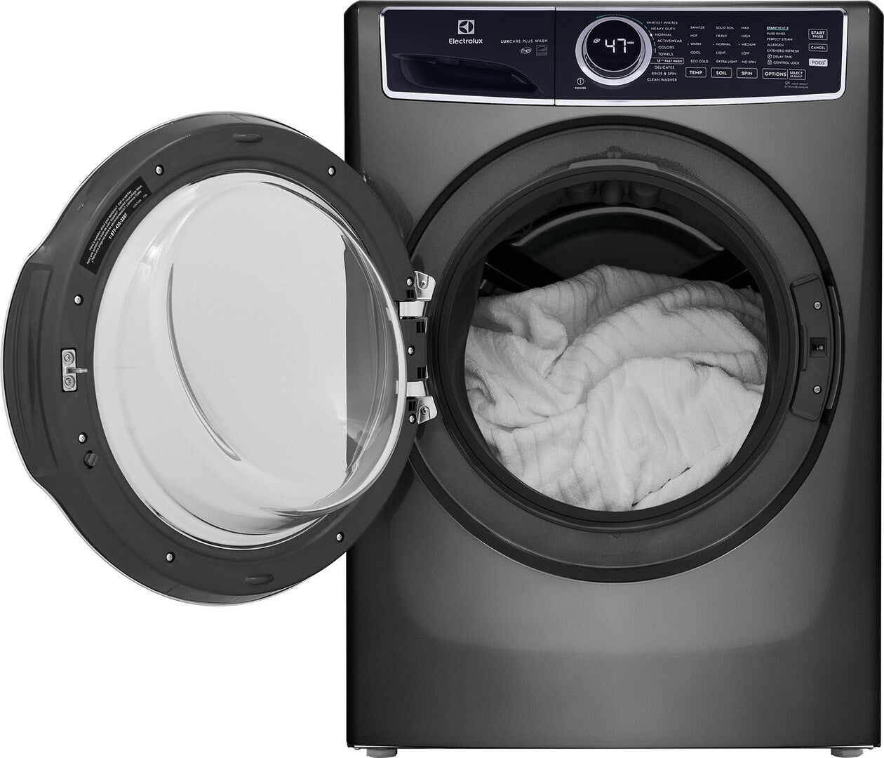 Electrolux - 5.2 cu. Ft  Front Load Washer in Grey - ELFW7537AT