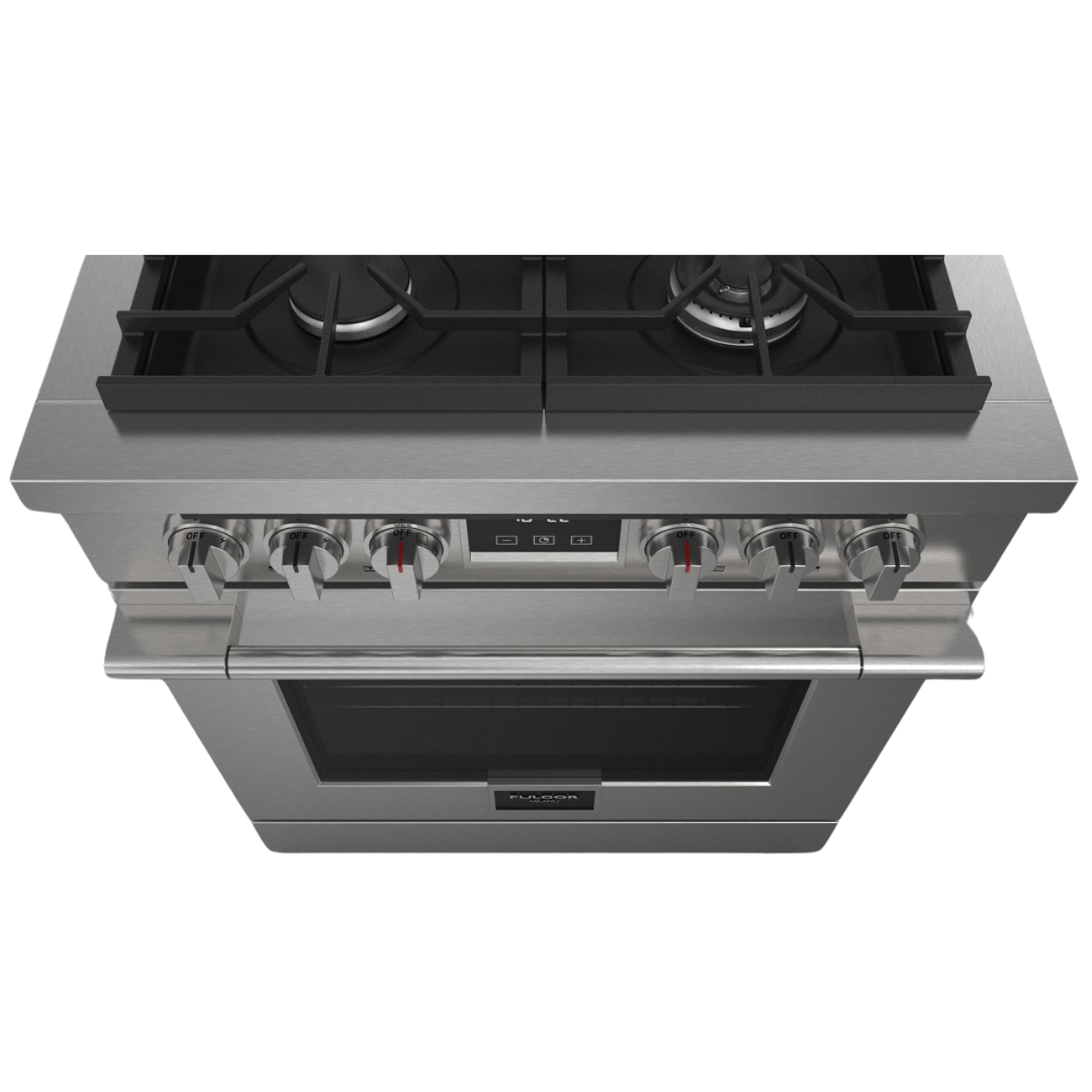 Fulgor Milano - 4.34 cu. ft  Gas Range in Stainless - F4PGR304S2