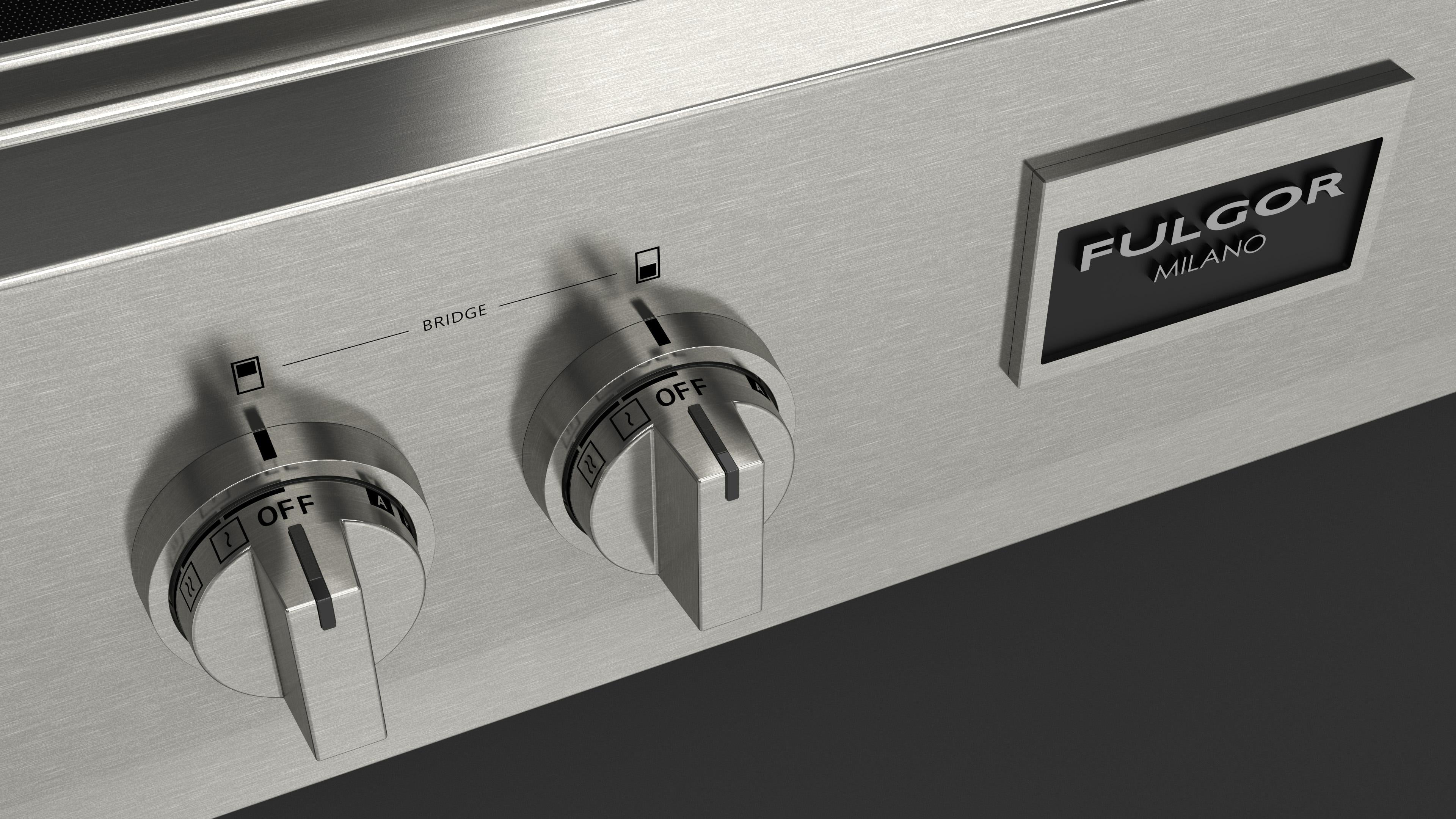 Fulgor Milano - 47.9 Inch  Induction Range Top in Stainless - F6IRT485GS1