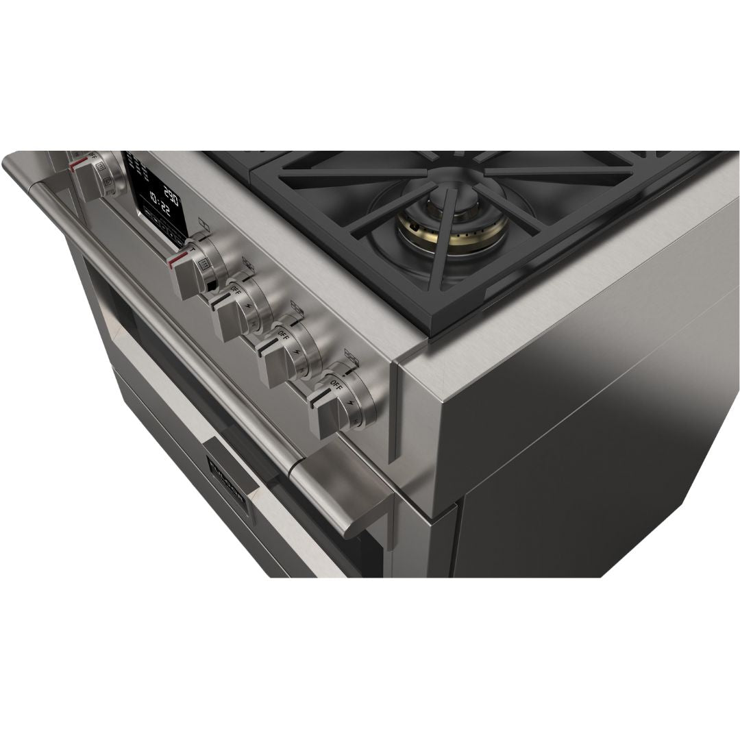 Fulgor Milano - 5.7 cu. ft  Dual Fuel Range in Stainless (Open Box) - F6PDF366S1