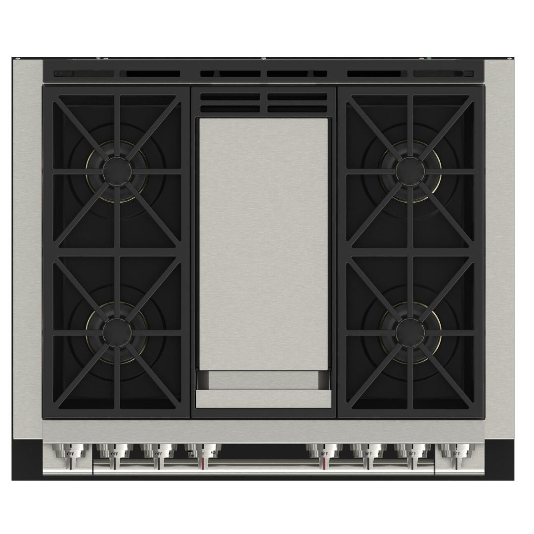 Fulgor Milano - 5.7 cu. ft  Gas Range in Stainless - F6PGR364GS2