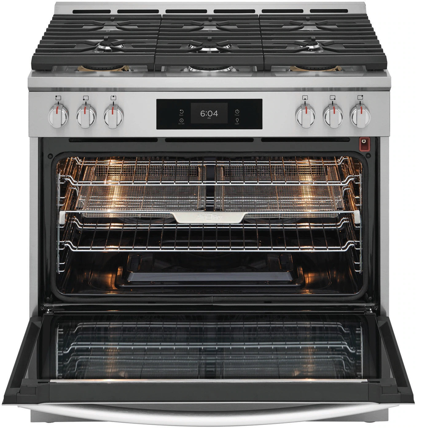 Frigidaire - 4.6 cu. ft  Gas Range in Stainless - GCFG3661AF