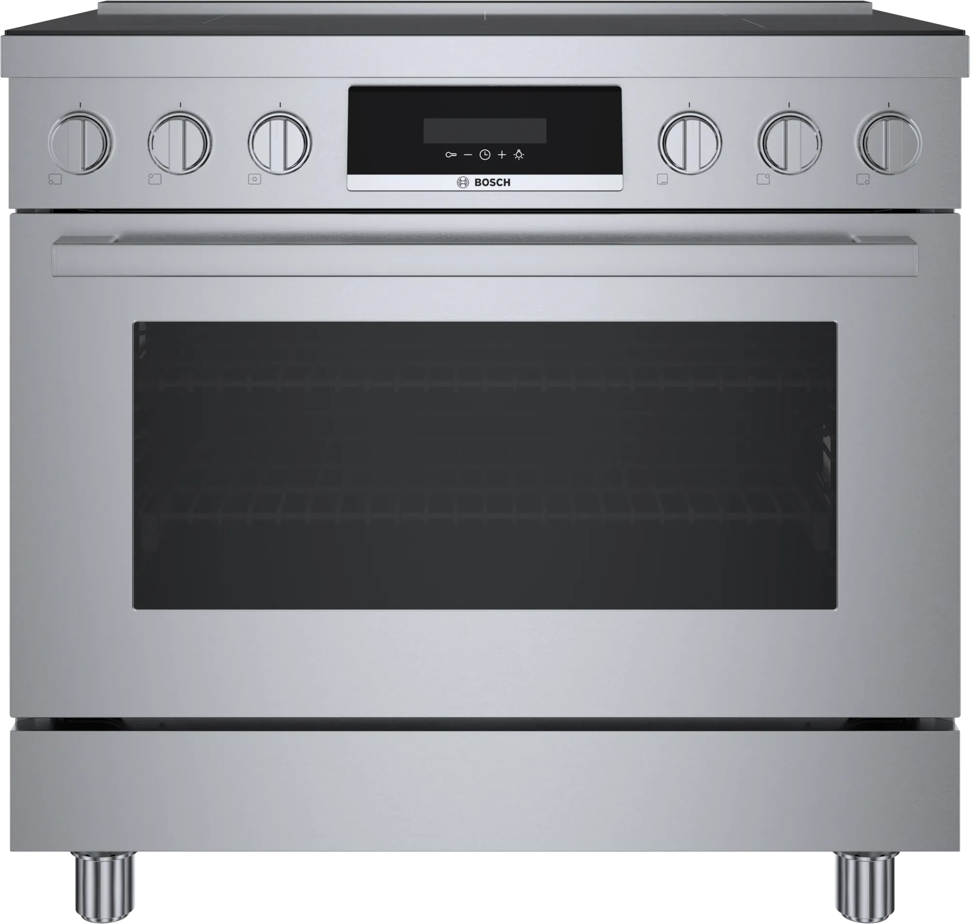 Bosch - 3.7 cu. ft  Induction Range in Stainless (Premium Floor Model) - HIS8655C