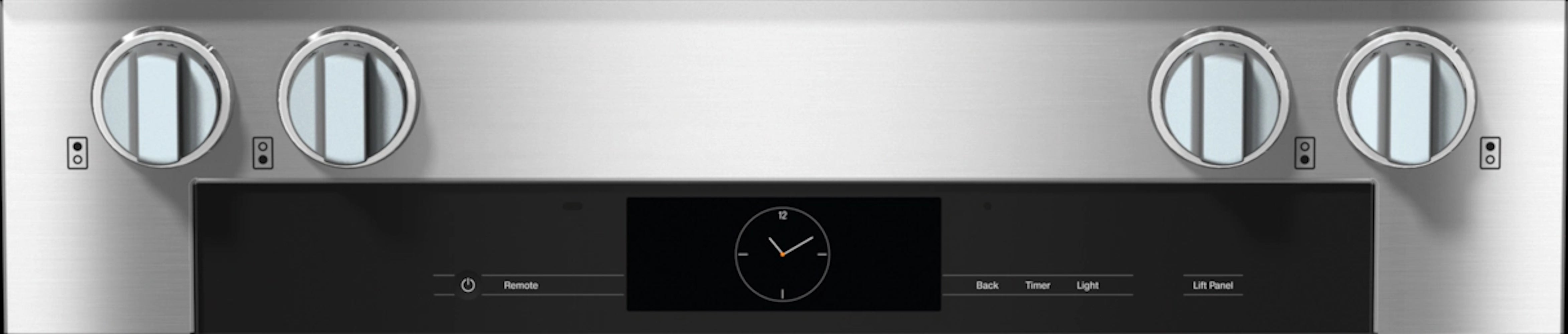 Miele - 5 cu. ft  Induction Range in Stainless - HR 1622-3 I