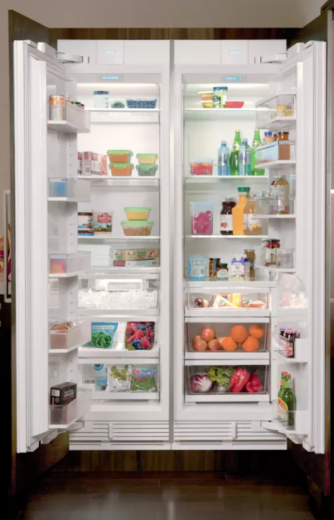 Sub-Zero - 24 Inch 12.9 cu. ft Column Refrigerator in Panel Ready - IC-24R-LH