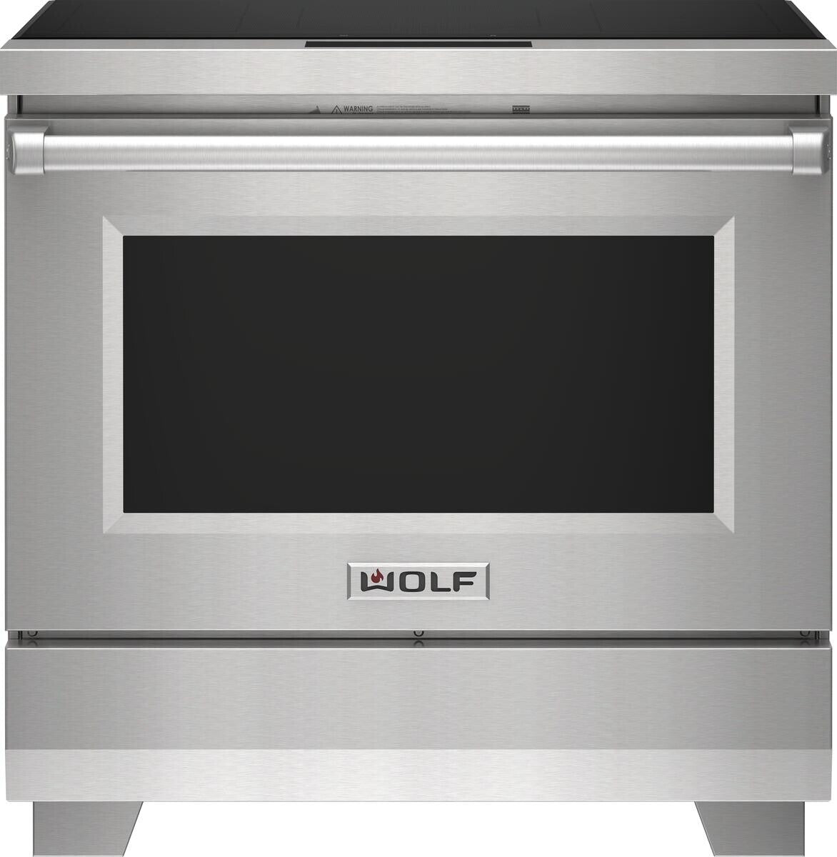 Wolf - 6.3 cu. ft  Induction Range in Stainless - IR36550/S/P