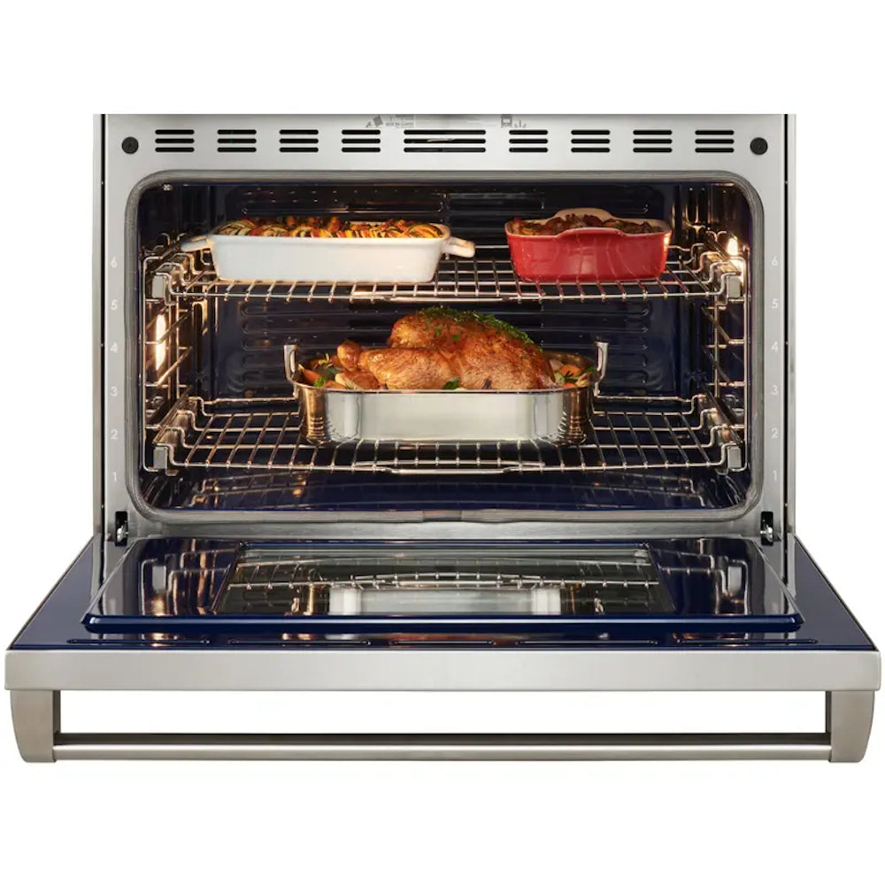 Wolf - 6.3 cu. ft  Induction Range in Stainless - IR36550/S/P