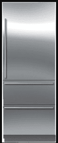 Sub-Zero - 30 Inch 15.6 cu. ft Bottom Mount Refrigerator in Panel Ready - IT-30CIID-RH