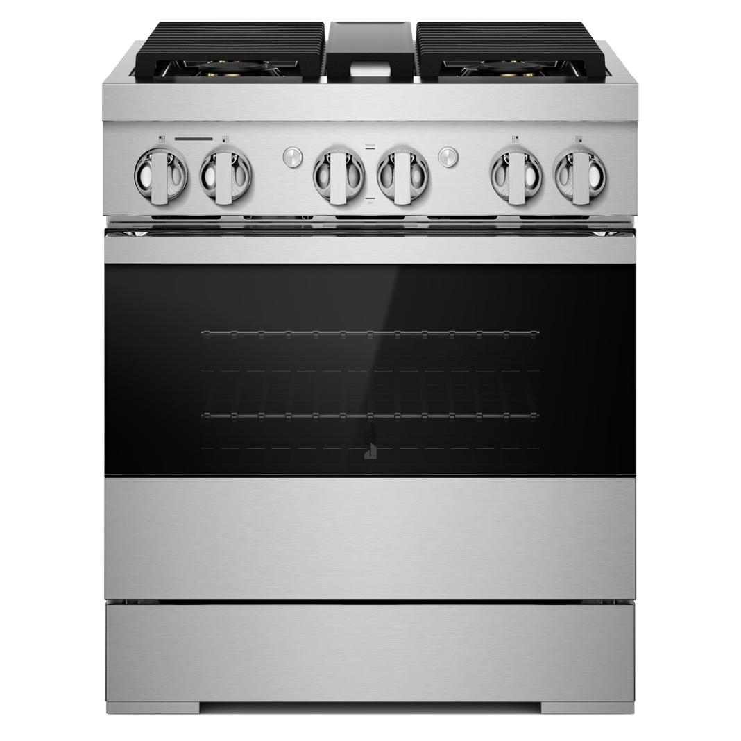 JennAir -  cu. ft  Dual Fuel Range in Black (Premium Floor Model) - JDRP430HM