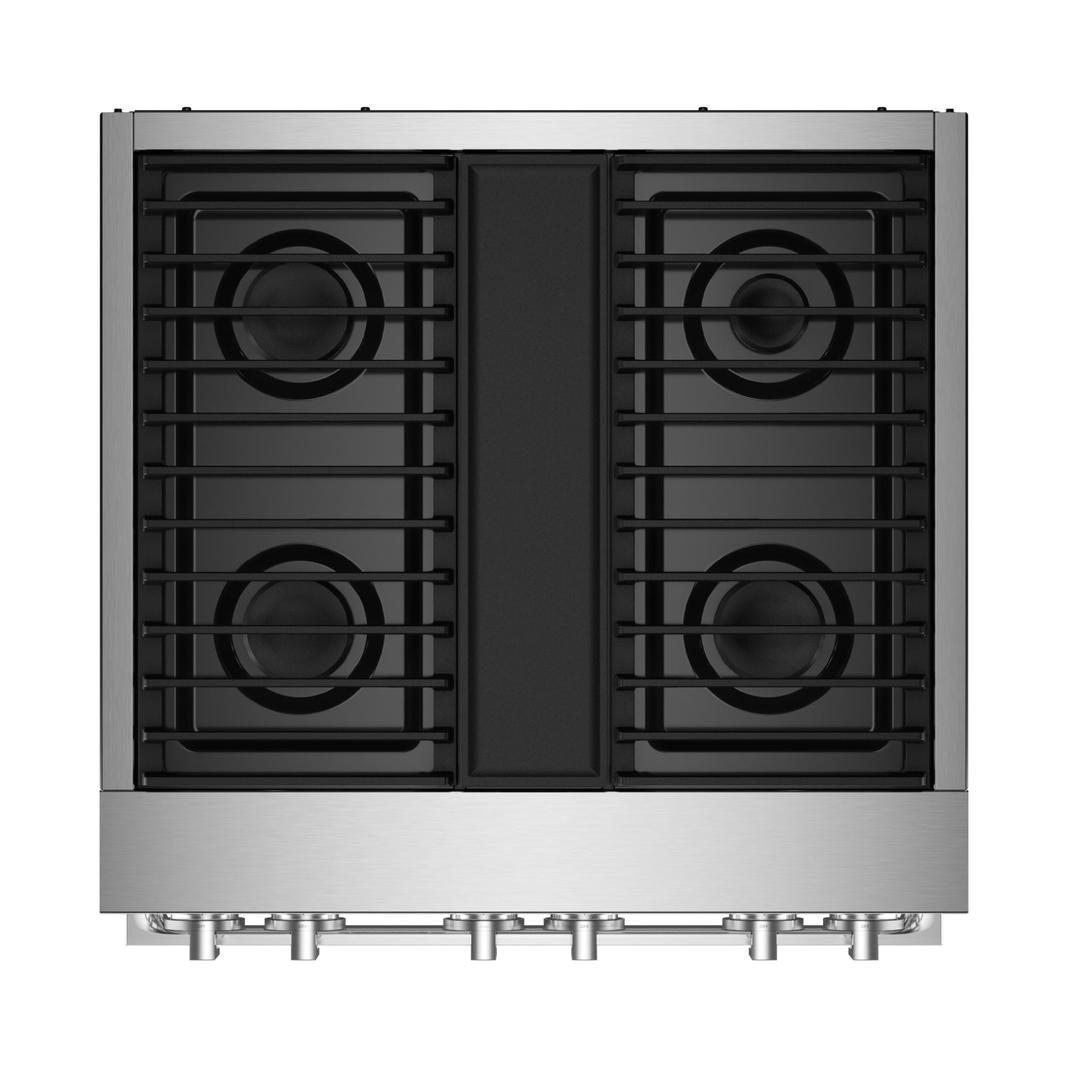 JennAir -  cu. ft  Dual Fuel Range in Black (Premium Floor Model) - JDRP430HM