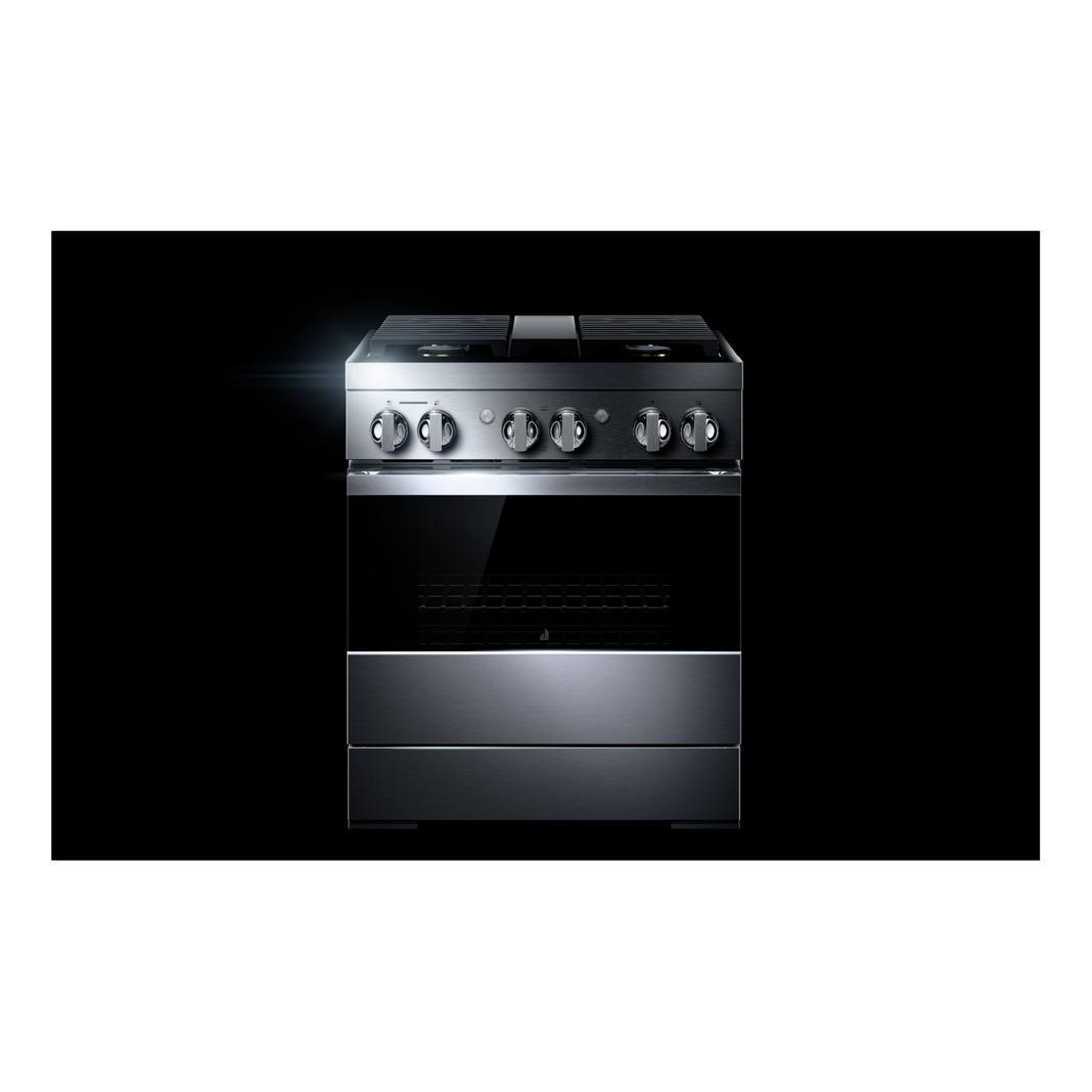 JennAir -  cu. ft  Dual Fuel Range in Black (Premium Floor Model) - JDRP430HM