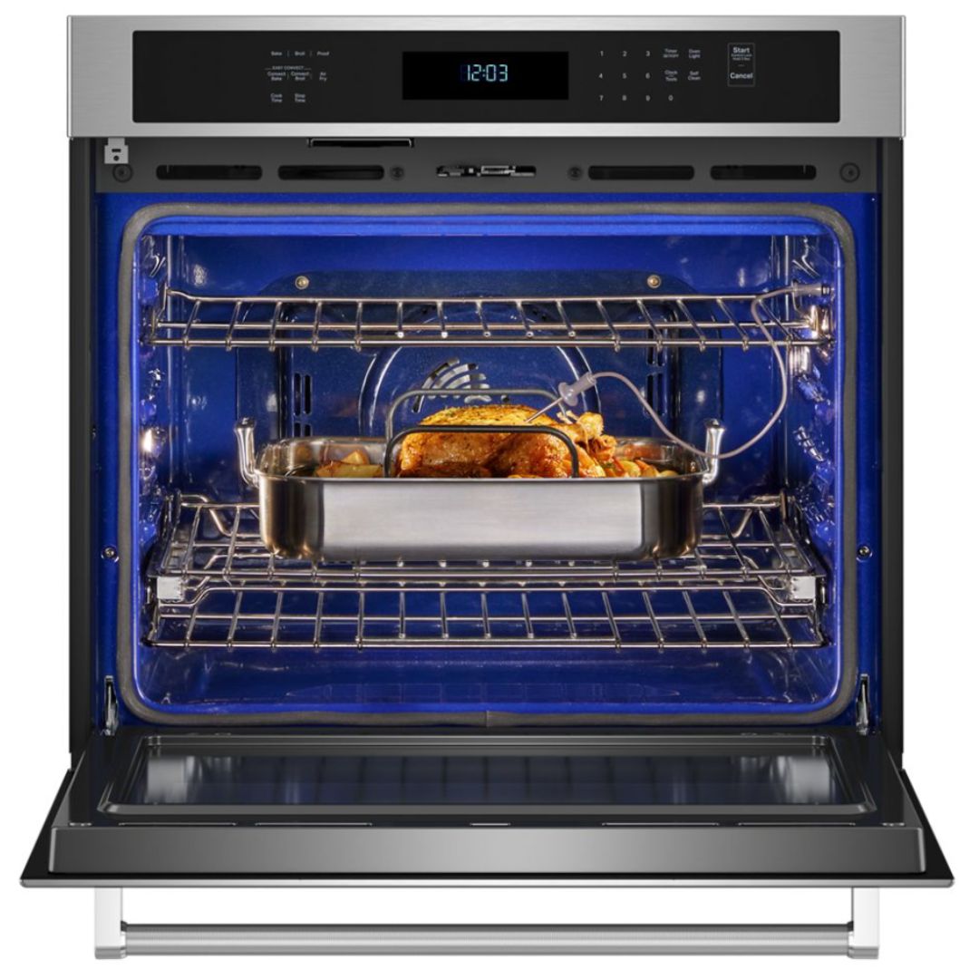 KitchenAid - 5 cu. ft Single Wall Oven in Stainless - KOES530PPS