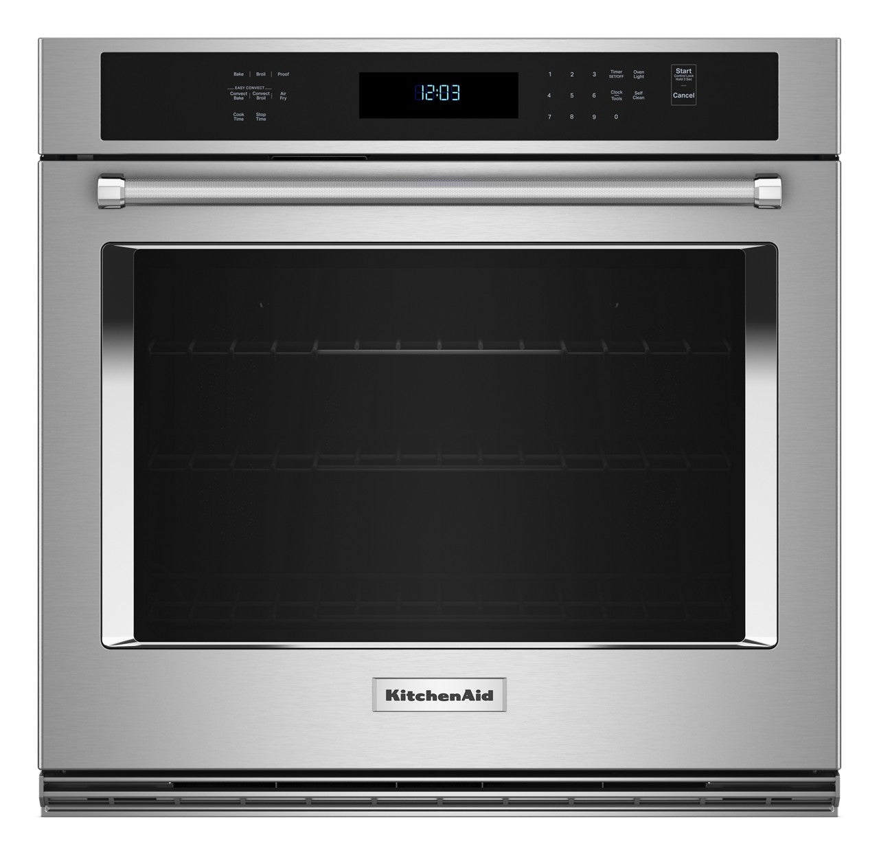 KitchenAid - 5 cu. ft Single Wall Oven in Stainless - KOES530PSS