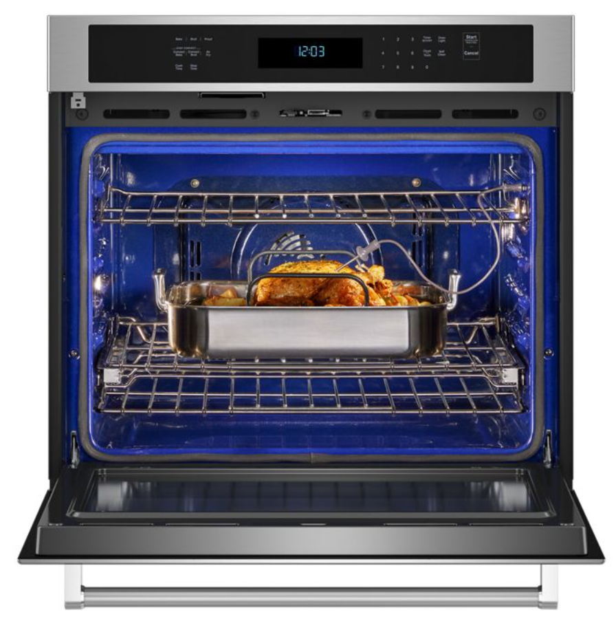 KitchenAid - 5 cu. ft Single Wall Oven in Stainless - KOES530PSS