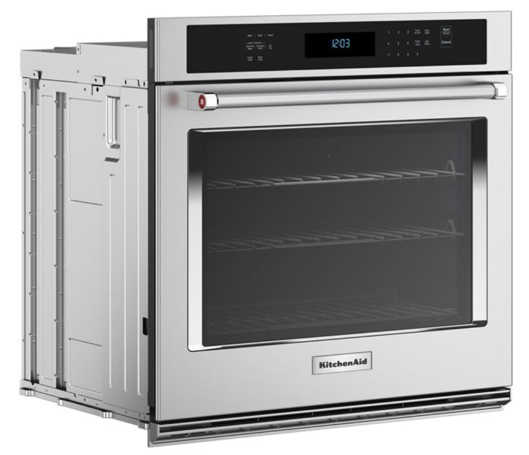 KitchenAid - 5 cu. ft Single Wall Oven in Stainless - KOES530PSS