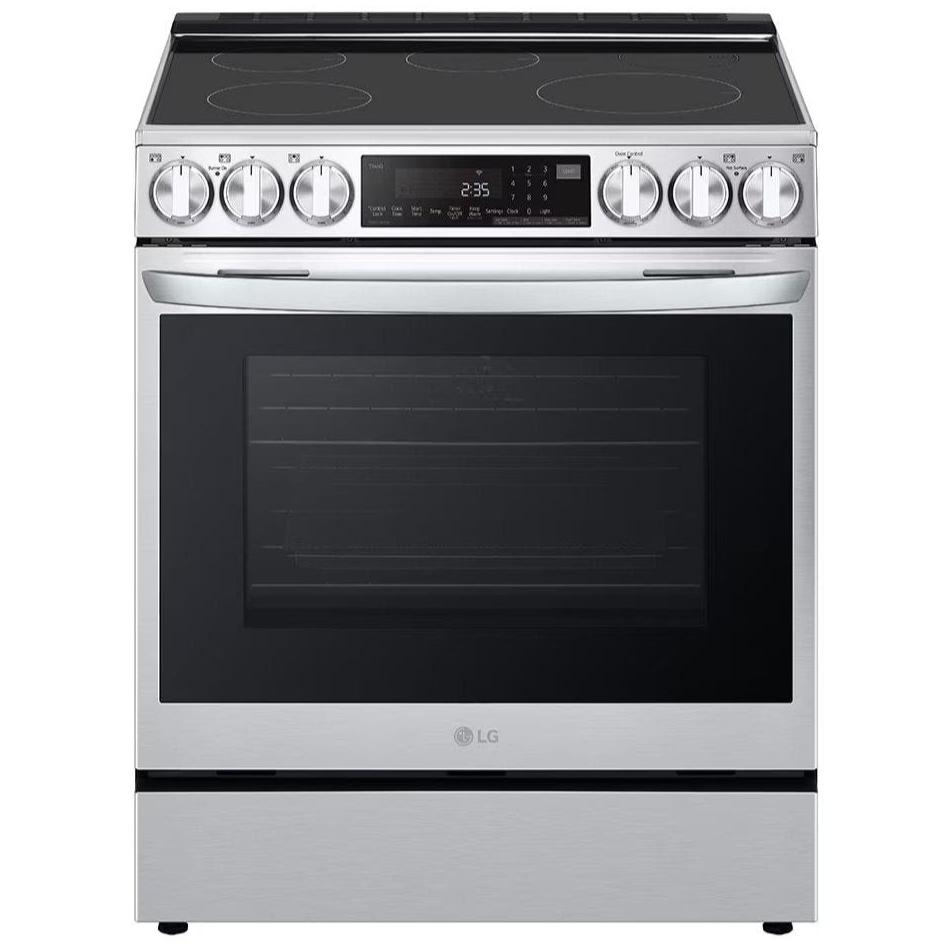 LG - 6.3 cu. ft  Induction Range in Stainless - LSIL6336F