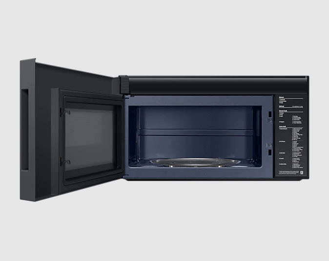 Samsung - 2.1 cu. Ft  Over the range Microwave in Black Stainless - ME21DG6500MTAC