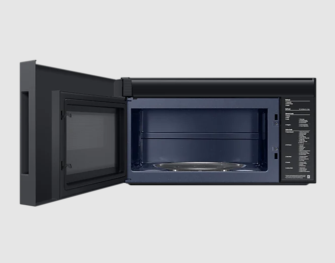 Samsung - 2.1 cu. Ft  Over the range Microwave in Black Stainless - ME21DG6500SRAC