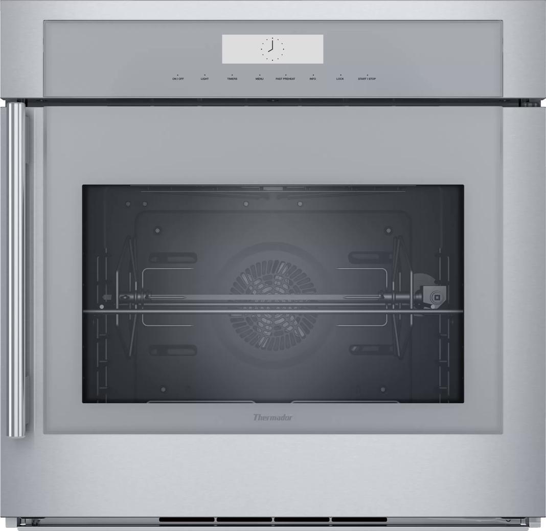 Thermador - 4.5 cu. ft Single Wall Oven in Stainless (Premium Floor Model) - MED301RWS