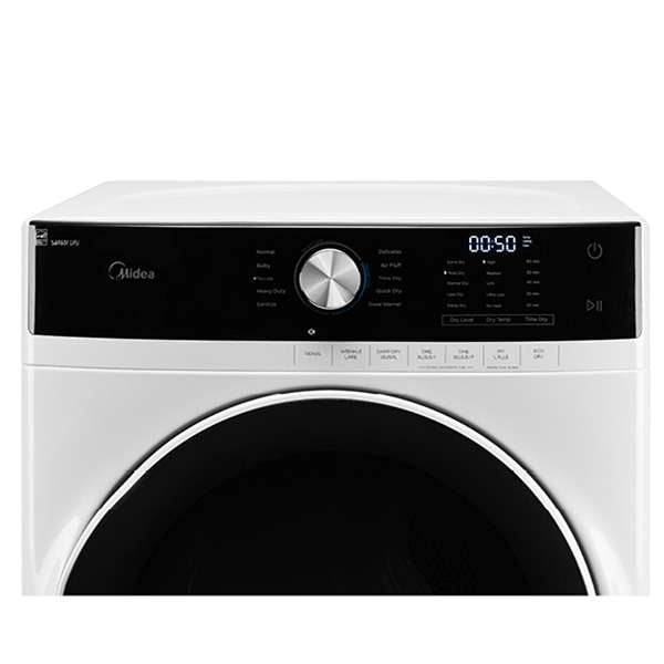 MIDEA - 8 cu. Ft  Electric Dryer in White - MLE52N3AWW