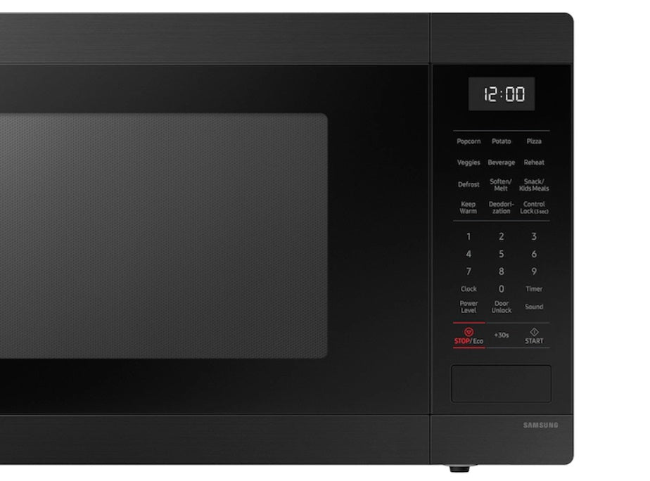 Samsung - 1.9 cu. Ft  Counter top Microwave in Black Stainless - MS19DG8500MTAC